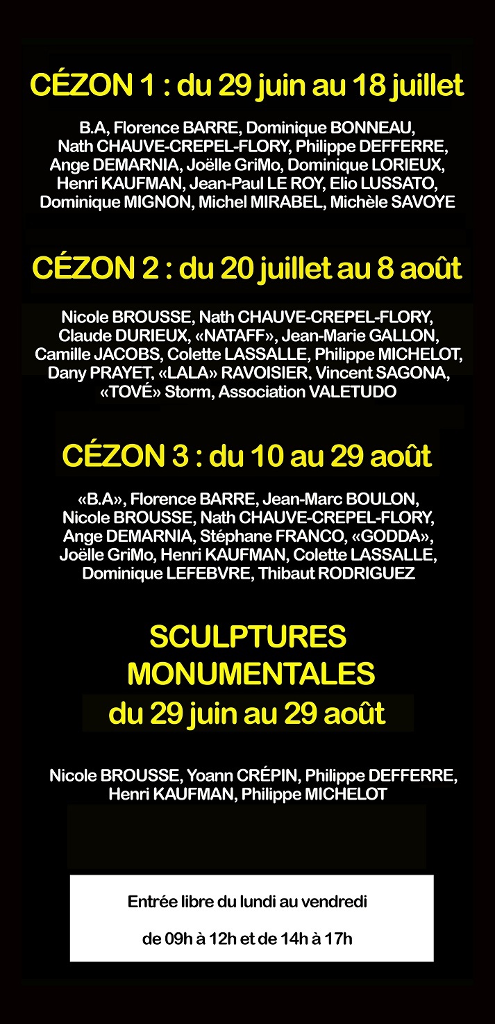 Le Cercle des Artistes de la Vallée des Baux s'expose à St Rémy de Provence s'expose du 29 juin au 29 août 2020